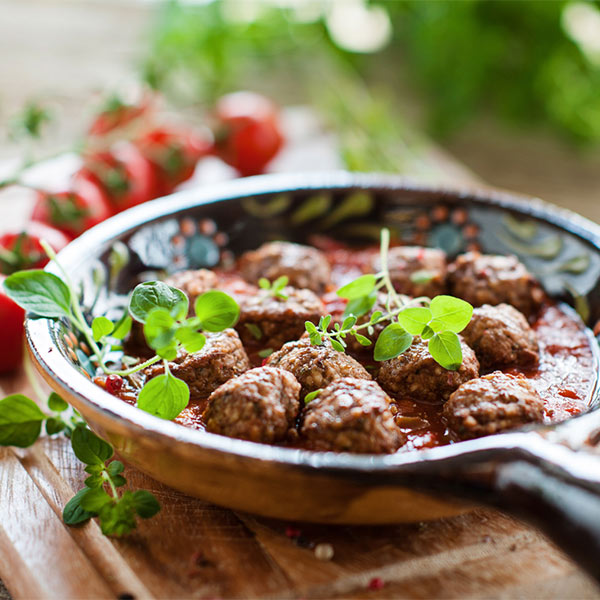 Köttbullar i tomatsås med citron